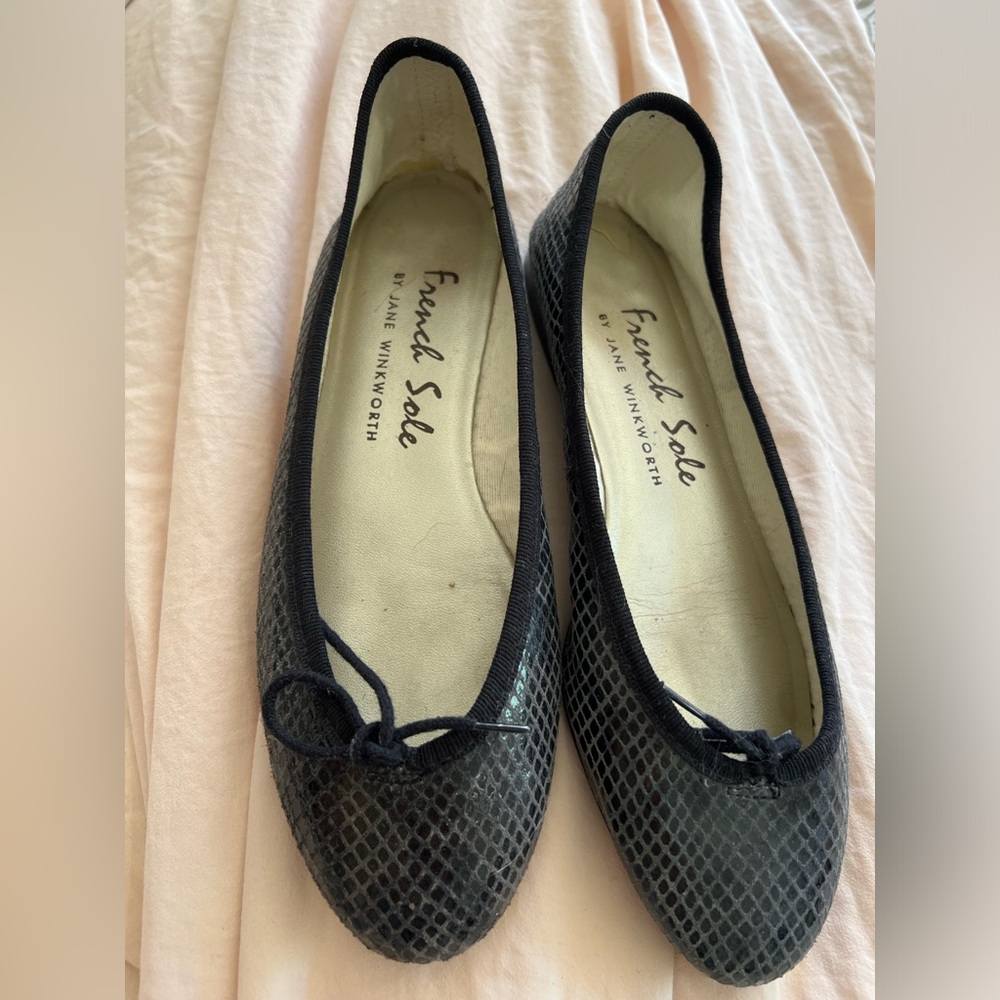 French Sole Ballet Flats